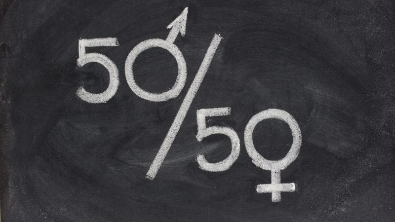 Fifty,Percent,-,Concept,Of,Gender,Equal,Opportunity,Or,Representation